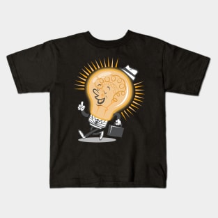 Mr Bright from the start Kids T-Shirt
